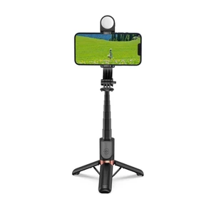 Gậy Chụp Ảnh WIWU Wi-SE011 - Có Đèn LED, Tripod Chân Đế, Điều Khiển Bluetooth, Xoay 360, Siêu Nhỏ Gọn