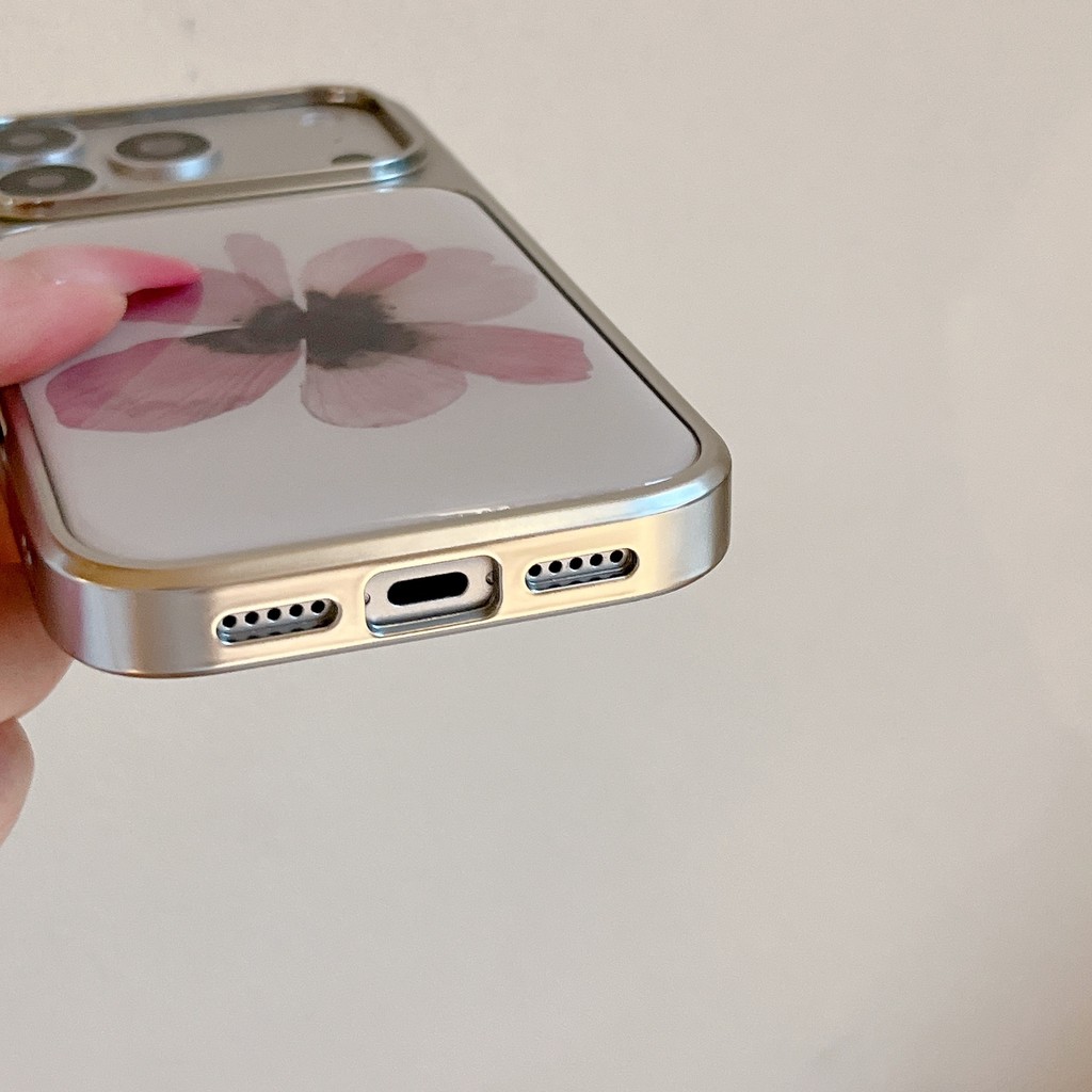 Ốp Điện Thoại Hoa Retro Cho IPhone 17 Pro Max 17 16 15 14 13 12 11 ốp lưng iphone