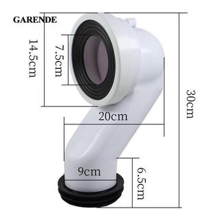 Đầu nối ống thoát nước bồn cầu Garende Chất liệu PP Bộ chuyển đổi ống thoát nước cho tất cả các loại ghế sau Nhà vệ sinh Sửa chữa hệ thống nước
