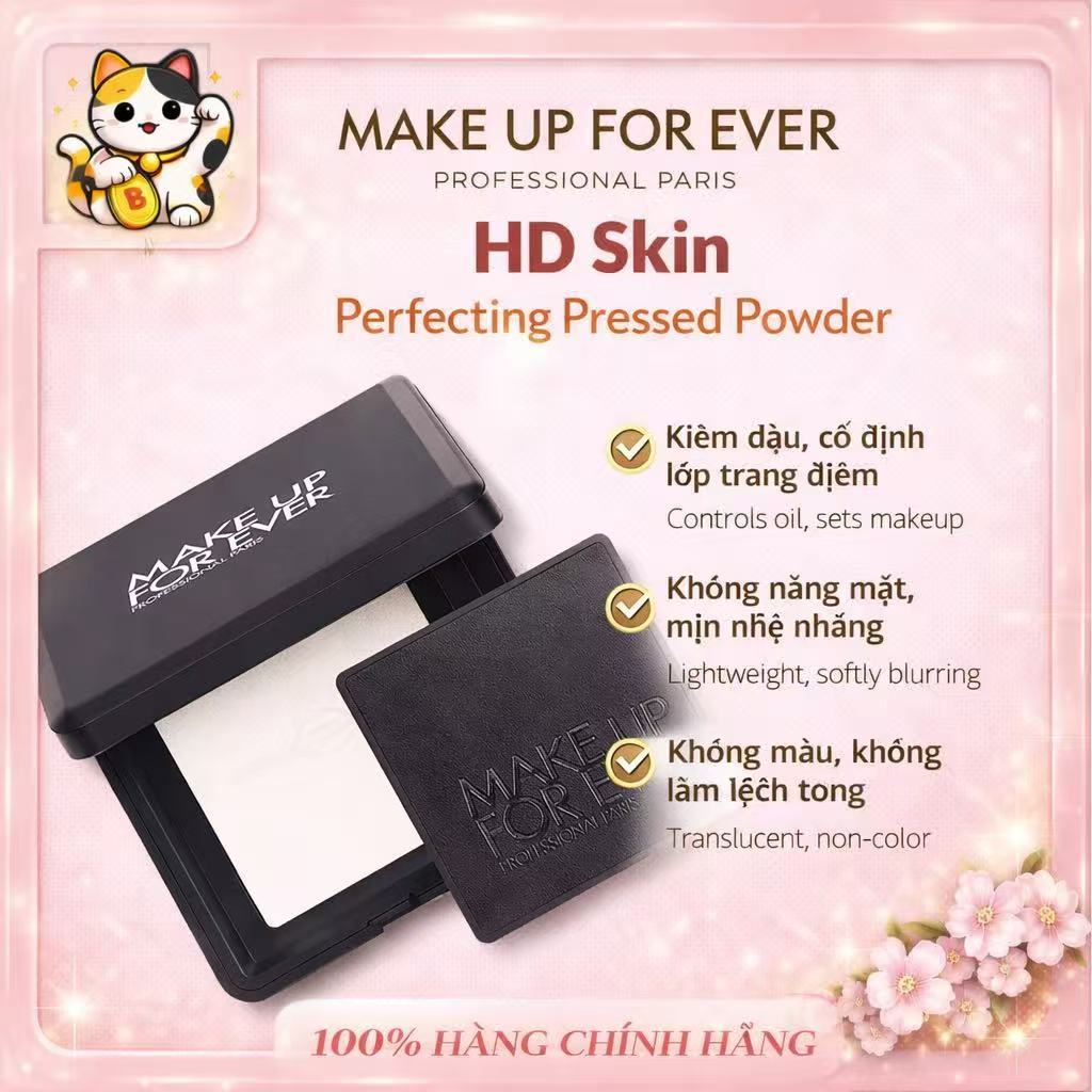 Phấn Phủ Nén 𝕄𝕒𝕜𝕖 𝕌𝕡 𝔽𝕠𝕣 𝔼𝕧𝕖𝕣 𝗣𝗘𝗥𝗙𝗘𝗖𝗧𝗜𝗡𝗚 𝗣𝗥𝗘𝗦𝗦𝗘𝗗 𝗣𝗢𝗪𝗗𝗘𝗥 10g Fullsize Chính Hãng