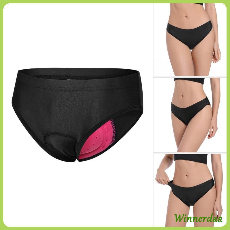 Women's Cycling Underwear With 3D Padding Elastic Waistband for Comfortable Ride