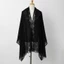 Khăn choàng cardigan nữ màu trơn boho, thời trang thoáng khí và thanh lịch