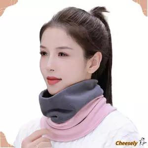 Khăn thể thao CHEESELY, Khăn quàng cổ ấm áp sang trọng màu trơn, Cổ áo dày chống lạnh Thể thao ngoài trời