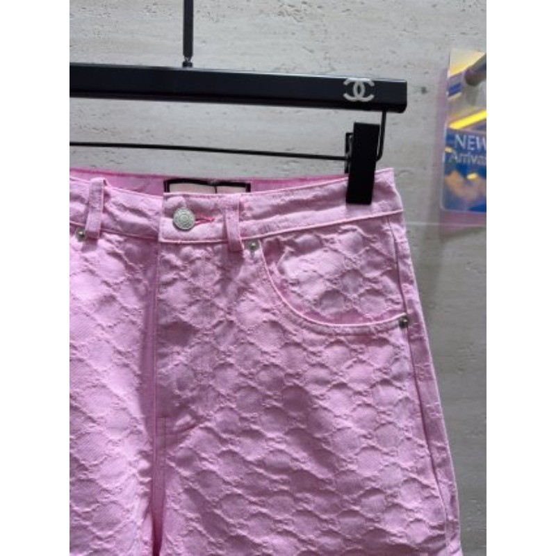 Quần short Jacquard lưng cao mới dành cho nữ