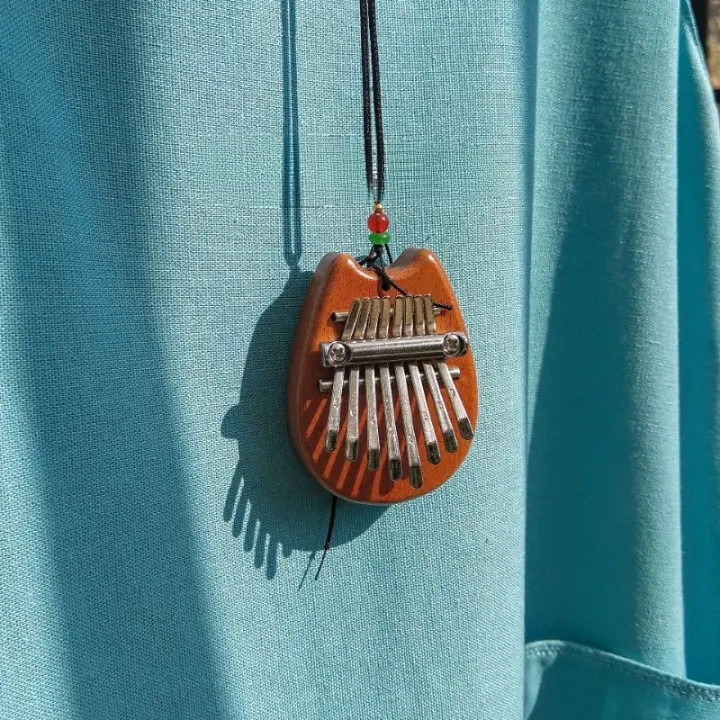 Đàn kalimba 8 phím acrylic gỗ đàn ngón cái quà tặng Số phím: 8،Thư giãn, giảm stress،Dễ học, dễ chơi