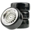 4 63 * 26mm RC 1: 10 Drift Xe Bánh Xe Nhựa Vành & Lốp Lốp Cho HSP 94123 / 94103 / D4 / D3 HPI TT02 Offsrt 3 / 6 / 9mm