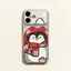 Mùa đông ăn Penguin ghi chú cho iPhone 17Air trường hợp iPhone 15/14 Corning trường hợp