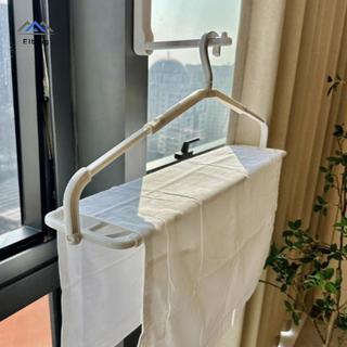 ELBBKG Sắt Sấy Ra Quần Áo Ra Tiết Kiệm Không Gian Ganizer Tấm Móc Treo Ban Công Bảo Quản Sấy Ras Lưu Trữ Nhà Giặt Mới