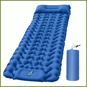 Air Pad Thảm Ngủ Có Gối và Nệm Không Khí cho Cắm Trại và Du Lịch