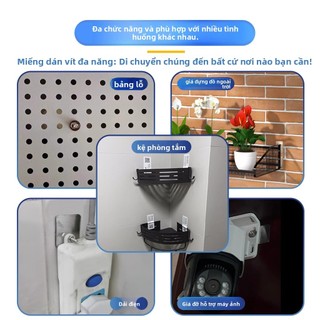 Thép không gỉ 304 vít dán móng tay không keo, móc chống đánh dấu, giá lắp đặt phụ kiện