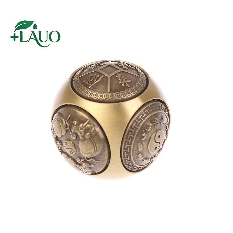 Springevenstar Sáu Mặt Bốn Phước Lành Lu Tiền Fidget Spinner Đồng Thau Giảm Căng Thẳng Khối Giải Nén Bóng Fidget Đồ Chơi Thủ Công Springevenstar