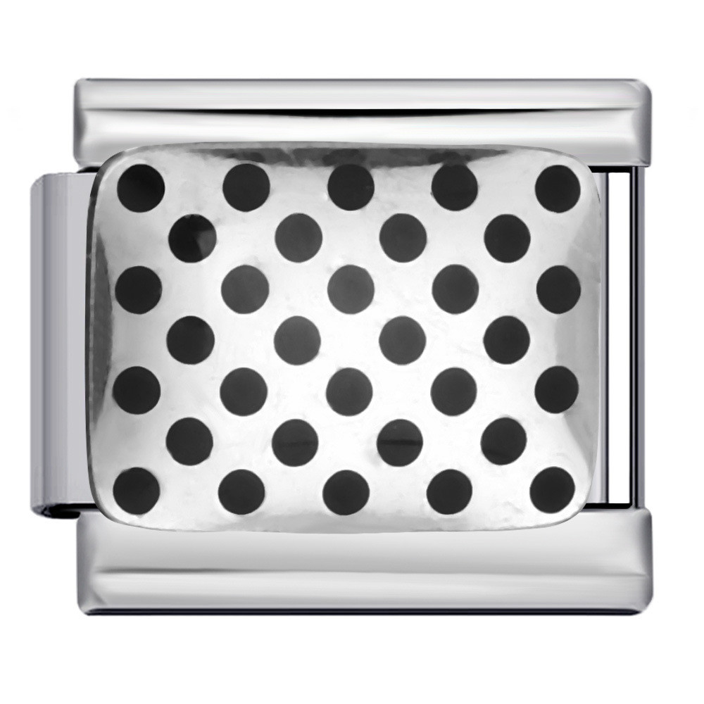Vòng tay thép không gỉ Ý hình chấm bi, phù hợp làm DIY trang sức