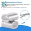 Dây một lỗ 2,5mm Dây nhôm tay kẹp cáp uốn 100 chiếc