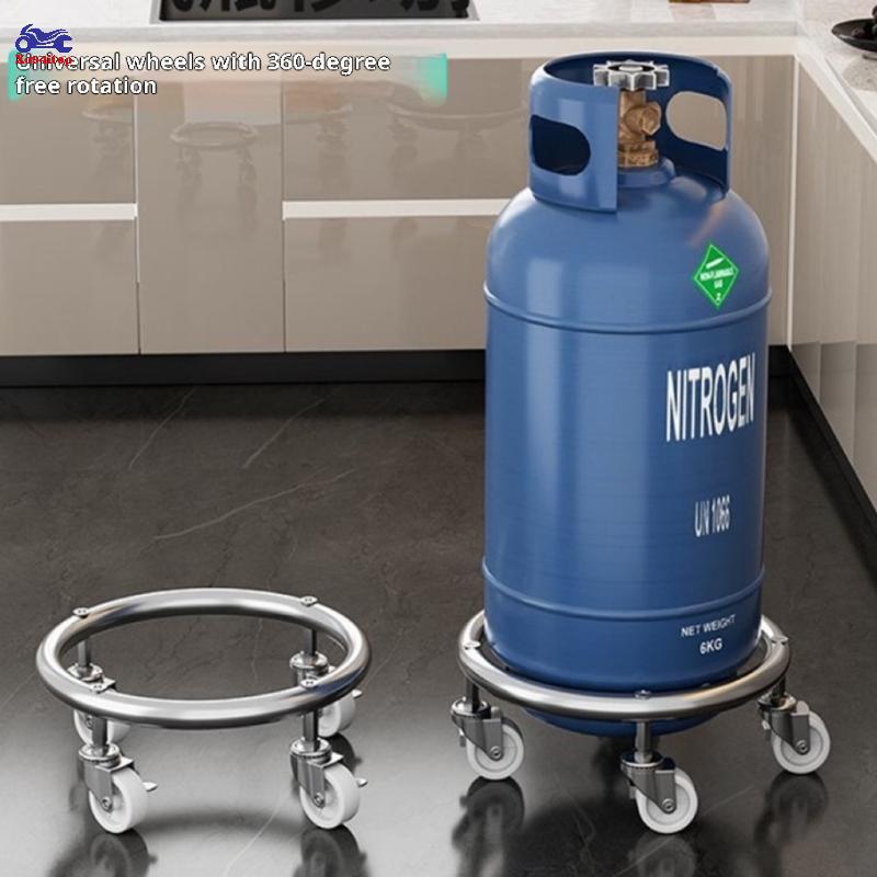 XOITOP Đế Xi Lanh Khay Bình Gas Cố Định Bằng Xoay Bình Gas Có Bánh Xe Cho Kitche Trong Nhà VN