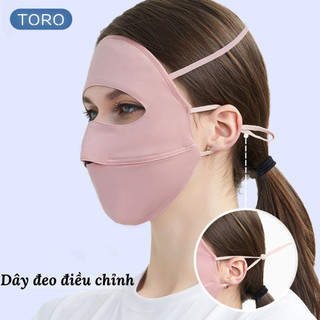 Khẩu trang toàn mặt MAISON chống 99% tia UV, khẩu trang ninjia hai lớp chống nắng UPF 50+ chất liệu polyester thoáng khí