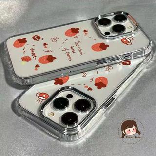 Ốp Điện Thoại Cà Phê Dâu Dễ Thương Cho Google Pixel 10 Pro XL 10A 9 Pro XL 9A 8 Pro 8A 7 Pro 7A 6A 5 XL 5A 4 4A 3A XL 4G 5G Vỏ Mạ Khung Ống Kính Vỏ Mềm
