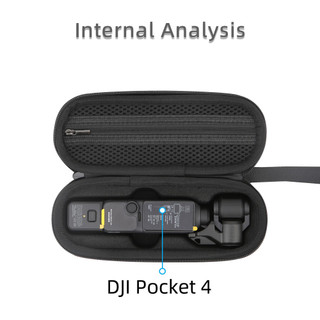 Dành Cho DJI Osmo Pocket 4 Máy Đơn Túi Bảo Quản Tiêu Chuẩn Di Động Một Mảnh Túi Xách vlog Cầm Tay 4 Thể Thao Camera Phụ Kiện