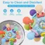SWEET Atomic Ball Baby Montessori Đồ chơi giác quan cho bé 0-6 6-12 tháng, Đồ chơi mọc răng cấp thực phẩm cho trẻ sơ sinh n