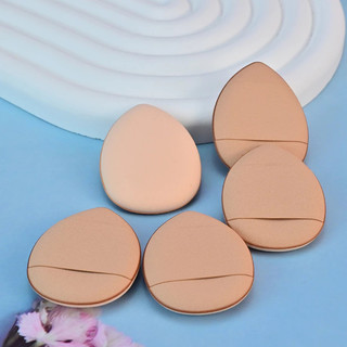 5 Miếng Phấn Ngón Tay Có Hộp Bảo Quản, Miếng Bọt Biển Trang Điểm Mini Dụng Cụ Trang Điểm Làm Đẹp Mềm Mại