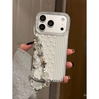 Ốp Điện Thoại Thích Hợp Cho iPhone ins Flash Chấm Bi Khâu Sọc iPhone17pro / 16 / 15 / 14 Ốp Điện Thoại 13 Đơn Giản 12 Thời Trang 11 Cao Cấp xr Bảo Vệ 353X