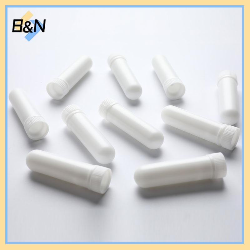 B & N 10 Cái Ống hít Sti Aromatherapy Ống hít mũi trắng rỗng.