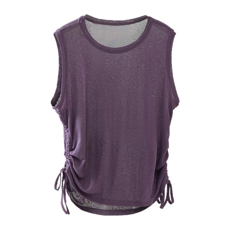 Áo Vest Thể Thao Không Tay Cho Nữ, Mỏng Nhẹ, Nhanh Khô, Phù Hợp Tập Yoga Mùa Hè, Có Size Lớn