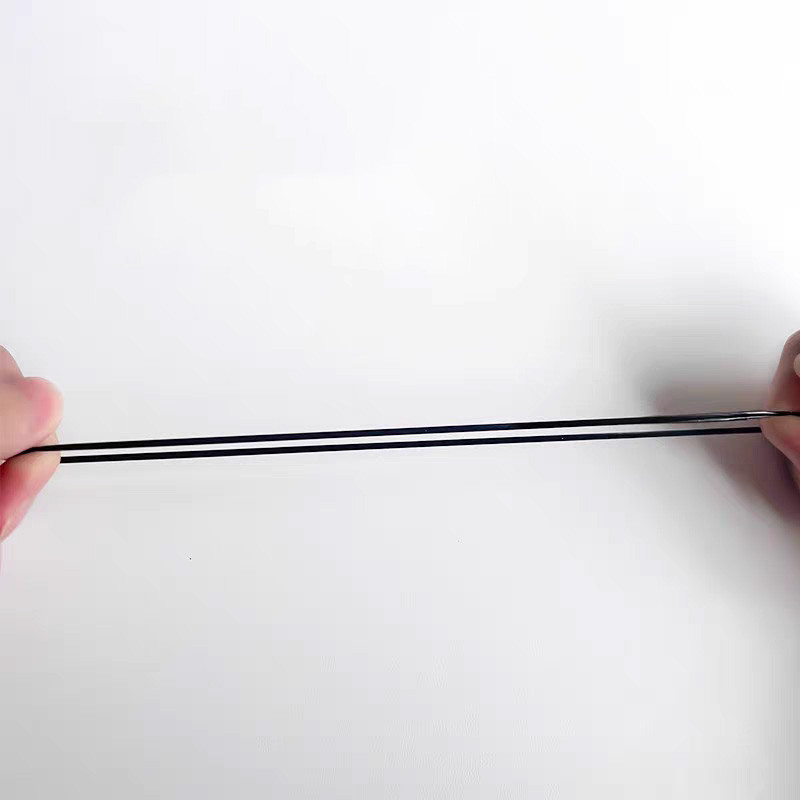 Bộ dây cao su dày màu đen - Phụ kiện tóc thời trang dành cho nữ