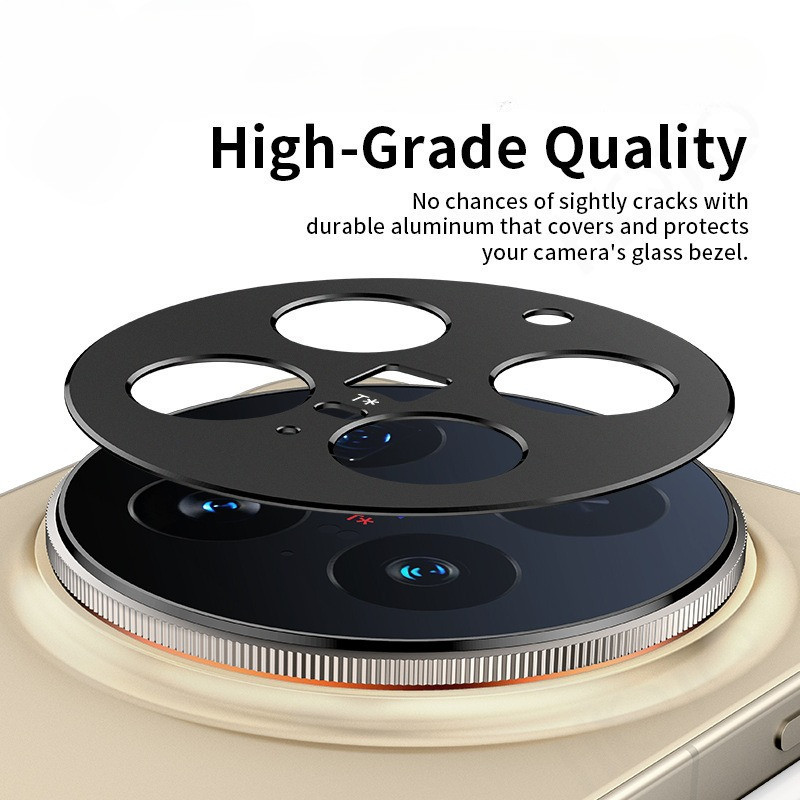 Dành Cho Vivo X300 X200 X100 Pro Ultra X Fold5 Nhôm Kim Loại Bảo Vệ Ống Kính Máy Ảnh X200 Pro Mini X100s Pro Rỗng Ống Kính Vòng Phim