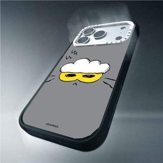 CASECASE X ZO & FRIENDS ZOA Face Sleepy Case Phiên bản vòng máy ảnh màu trắng Matte Black Hard Hút từ tính Impact Case cho Apple IPhone 13 14 15 16 17 Pro Max Air Plus có hộp