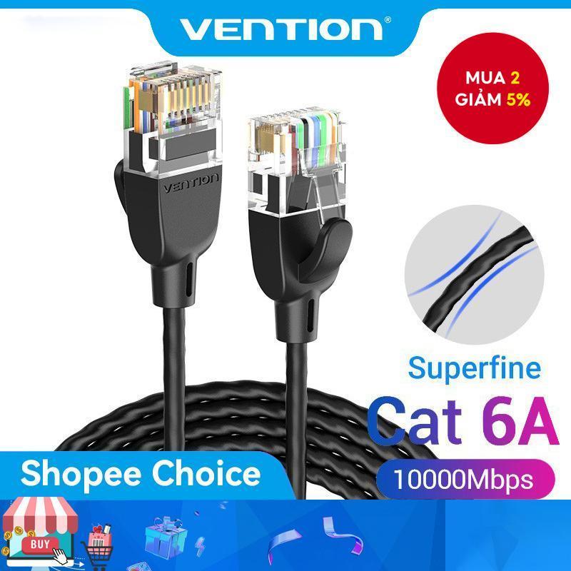 Cáp Ethernet Vention Cat6A Cáp Lan Siêu Mỏng UTP Tốc Độ Cao 10 Gigabit ...