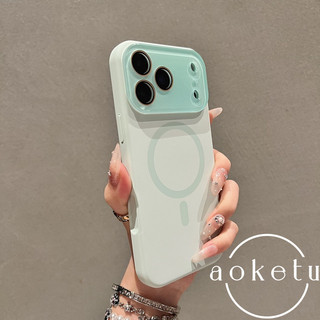 Ốp điện thoại cửa sổ lớn tất cả trong một Apple 17 tức thì phù hợp cho iPhone 17 / 16 / 15 / 14 / 13 silicon lỏng hút từ tính bao gồm tất cả vỏ da chống rơi và chống bụi bẩn