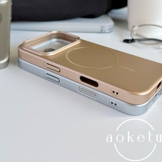 Kim loại tiên tiến siêu mỏng mờ Star Universe Orange thích hợp cho vỏ điện thoại iPhone 17 Promax Vỏ bảo vệ từ tính Apple 16 Pro 15 / 14 / 13 Vỏ cứng PC tối giản