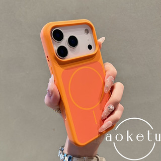 Silicone lỏng hai màu thân thiện với da thích hợp cho vỏ điện thoại lỗ lớn từ tính Apple 17 Promax iPhone 17p mờ bao gồm Air chống rơi Vỏ bảo vệ màu gốc
