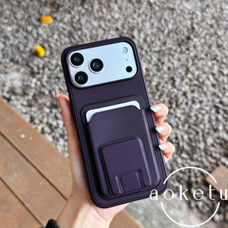 Vỏ đựng thẻ iPhone 17 Pro, 16 Pro Max, 15, 14, 13, tích hợp 14 khe cắm, chống rơi