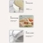 Khay phục vụ chia cc có nắp và tay cầm 360° Hộp đựng đa năng xoay Hộp lưu trữ có thể xếp chồng lên nhau cho Fru