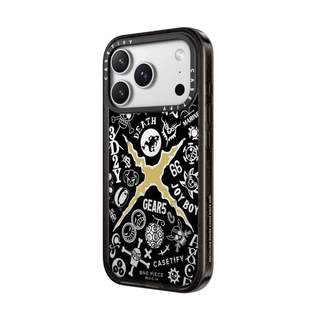 CASECASE X One Piece Biểu Tượng Công Lý Cạnh Đen Trong Suốt Cứng Hút Từ Tính Tác Động Dành Cho Apple IPhone 12 13 14 15 16 17 Pro Max Air Plus Có Hộp