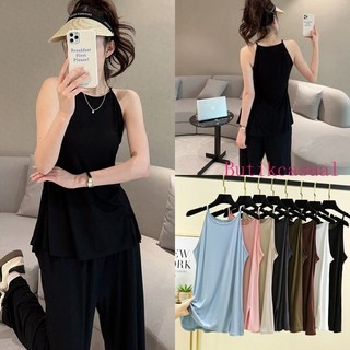 VestModal Không Tay Spring Summer - Thiết Kế Sling Vest Trơn Dịu Dàng