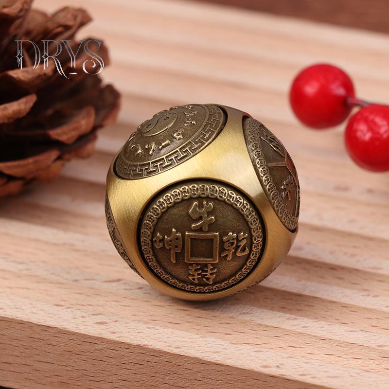 (TFT) Sáu Mặt Bốn Phước Lành Lu Money Fidget Spinner Đồng Thau Giảm Căng Thẳng Khối Giải Nén Bóng Fidget Đồ Chơi Thủ Công MỚI