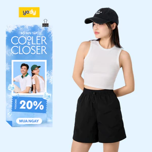 Áo 3 lỗ nữ YODY vải thun rip co dãn, mềm mịn, kiểu dáng trẻ trung, năng động WCTA25S033 cần ẩn