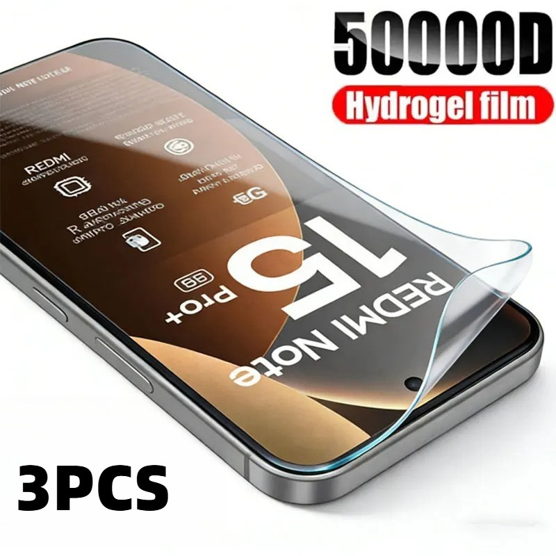 3 Bộ Phim Mềm Hydrogel Cho Redmi Note 15Pro 15Pro + Note15 Matte Và Chống Gián Điệp Bảo Vệ Màn Hình Riêng Tư Cho Redmi Note 15 Special Pro + Pro 5G 4G HD Phim Chống Ánh Sáng Xanh