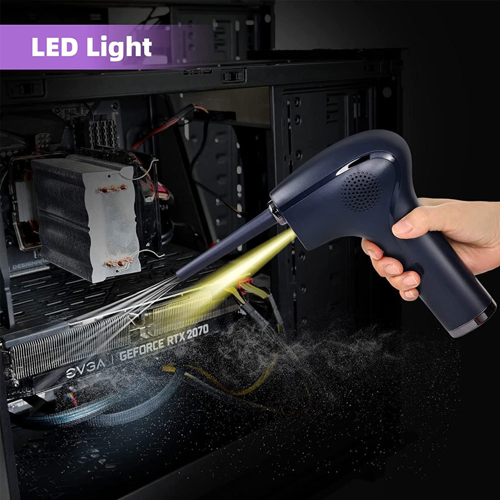 Máy hút bụi khí nén - Máy thổi khí điện có thể sạc lại 60000 vòng / phút Máy hút bụi Mini không dây có thể điều chỉnh 2 tốc độ cho máy tính Bàn phím Ô tô ngoài trời