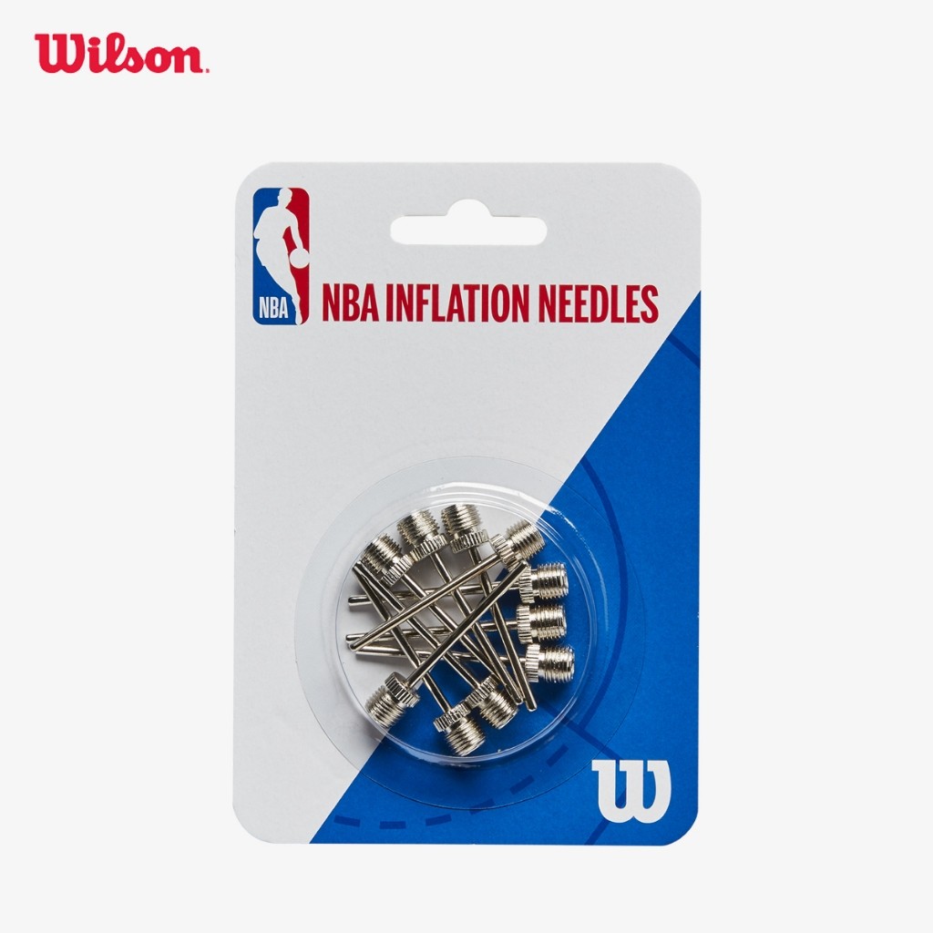 Wilson NBA 10pc Needle Kit Set 10 Kim Bơm Bóng WTBA4006NBA