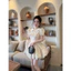 ĐẦM CHẤM BI CỔ SEN NƠ LAI REN 3 BYJOLIE