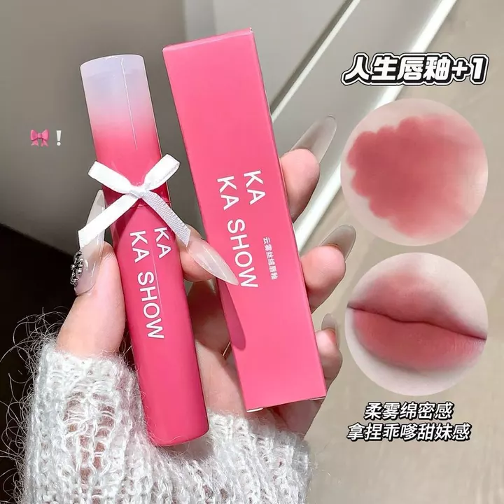 Kakashow Matte Liquid Lipstick Son bóng cho nữ 24 giờ Silky Velvet Lipstick mờ larga duracion mate originales