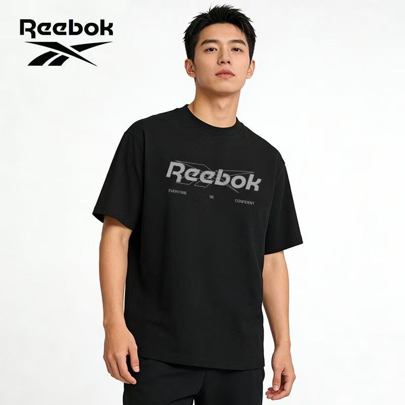 Áo thun thể thao ngắn tay in logo mới, cotton, phù hợp nam và nữ