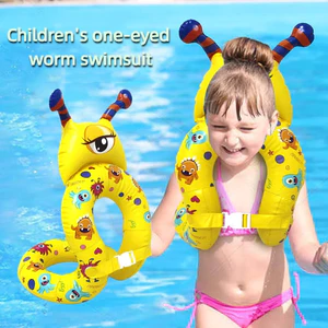 PVC Hoạt Hình Cyclops Bơm Hơi Đồ Bơi Cho Bé Chơi Nước Bơm Hơi Áo phao Bơi Phao Phù Hợp Với Vòng Bơi 4.7