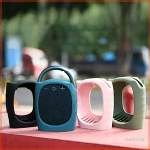 Ngôi Sao Silicon Cho Ốp Lưng Cho Kẹp 4 Loa Silicon Đứng Lên Mang Theo Túi Đựng