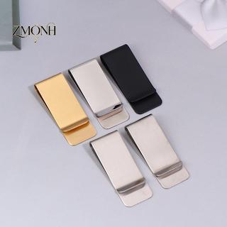 ZMONH 5 Cái Đơn Giản Mỏng Kim Loại Kẹp Tiền Di Động Đa Năng Kinh Doanh Kẹp Thẻ Nam Ví Đựng Thẻ Kinh Doanh Ví Kẹp Tiền Mặt Không