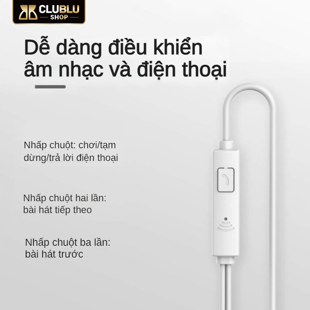 Tai Nghe Có Dây 3.5mm Nhét Tai hoco Có Mic Bass Mạnh Âm Thanh Hay Chơi Game Học Tập Văn Phòng