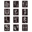 DARON Henna Tattoo Stencil, Đề can hình xăm giả rỗng Bản mẫu hình xăm Henna, Nhãn dán Mehndi chuyên nghiệp Bướm sói Rồng Phượng Ấn Độ Hoa Hình xăm tạm thời Nam / Nữ